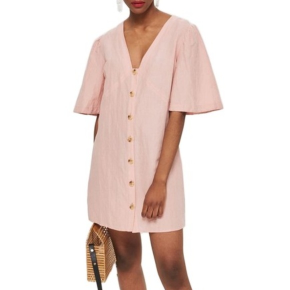Topshop Dresses & Skirts - New Topshop Angel Sleeve Shift Dress